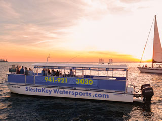 sunset boat cruise siesta key